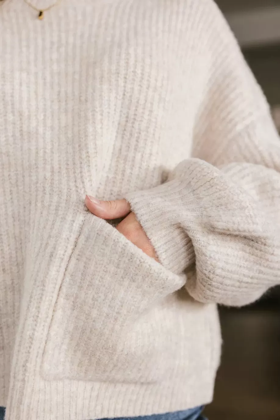 Fashion Aliyah Knit Sweater in SWEATERS | SWEATERS