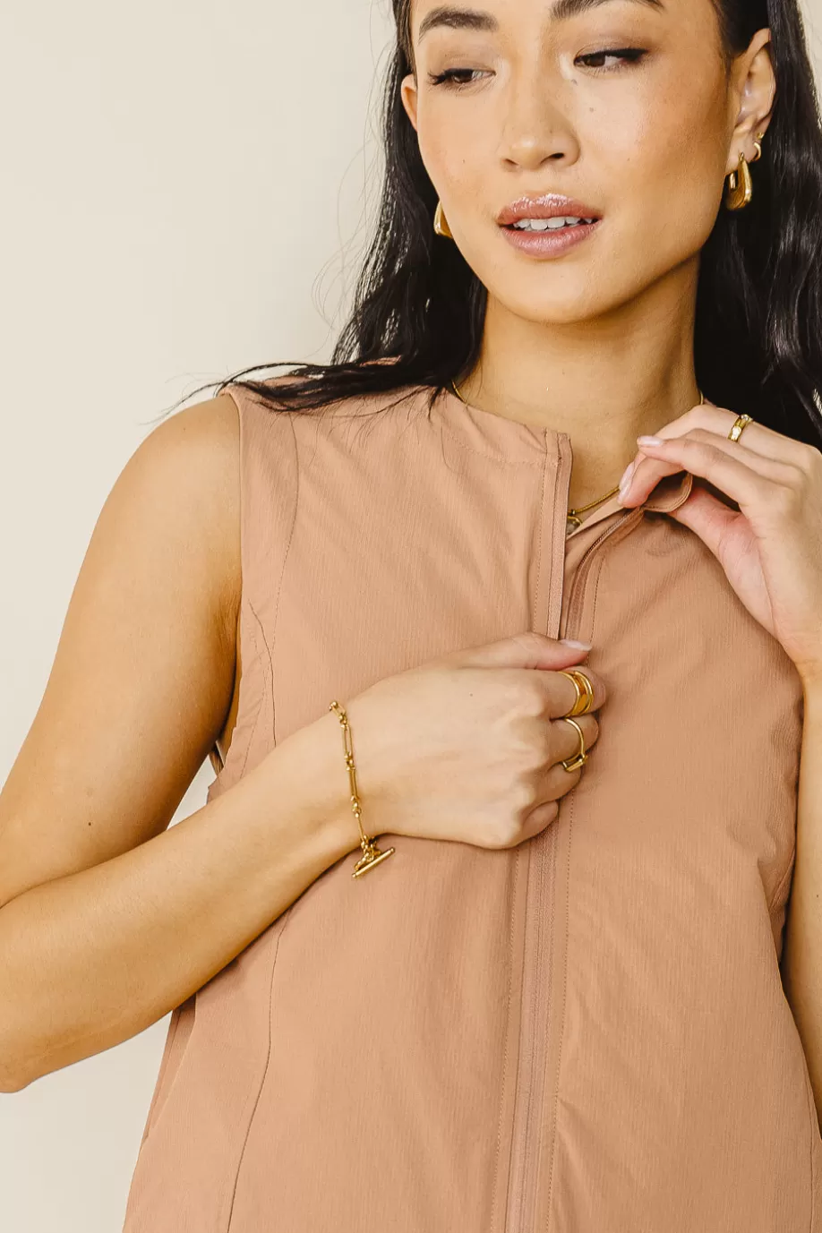 Shop Amelia Lightweight Vest in - FINAL SALE TOPS