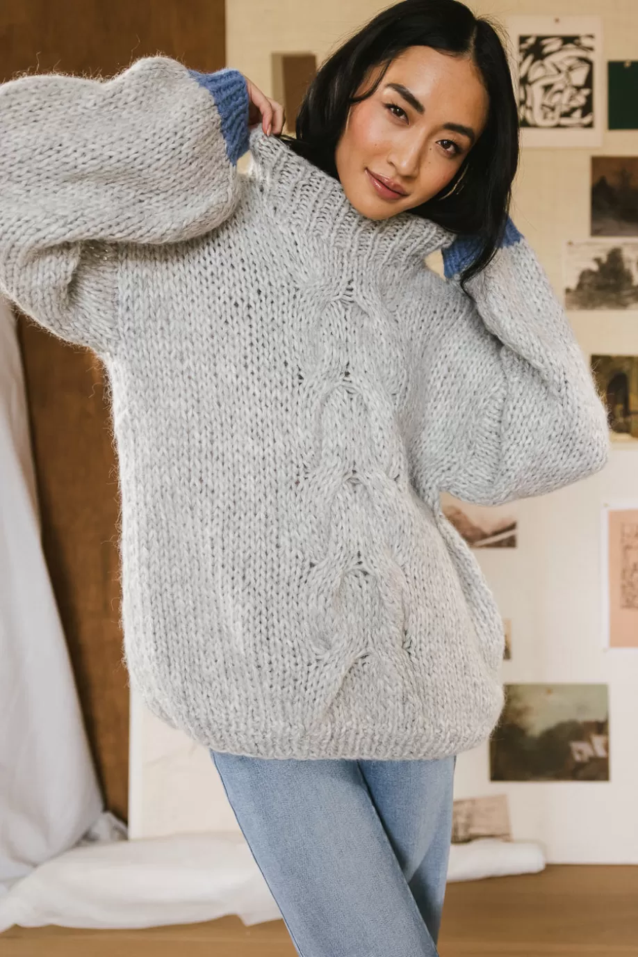 Shop Anastasia Knit Sweater in SWEATERS | SWEATERS