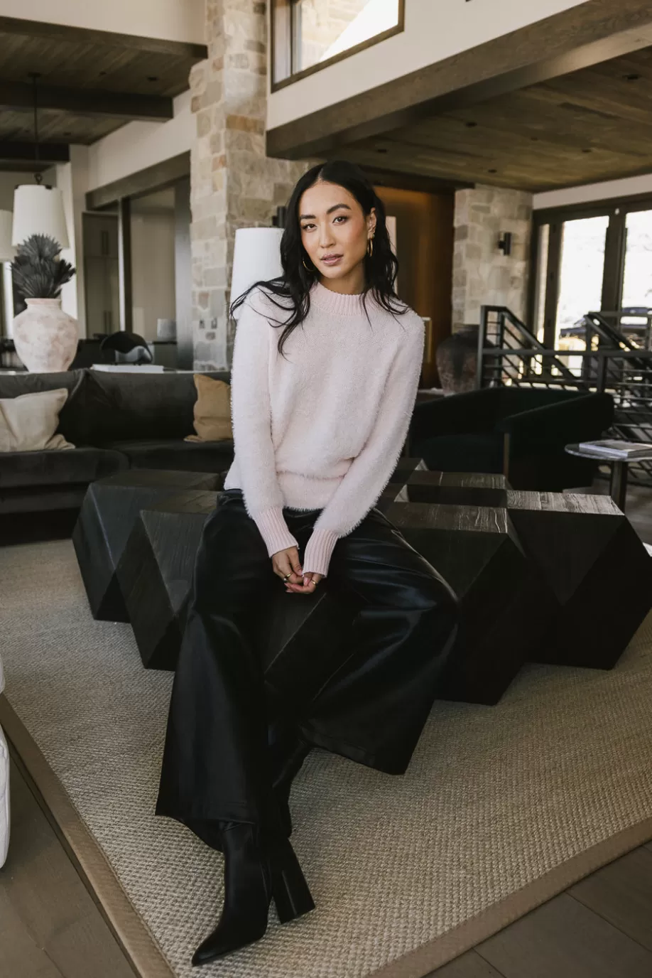 Fashion Anya Fuzzy Sweater - FINAL SALE SWEATERS | SWEATERS