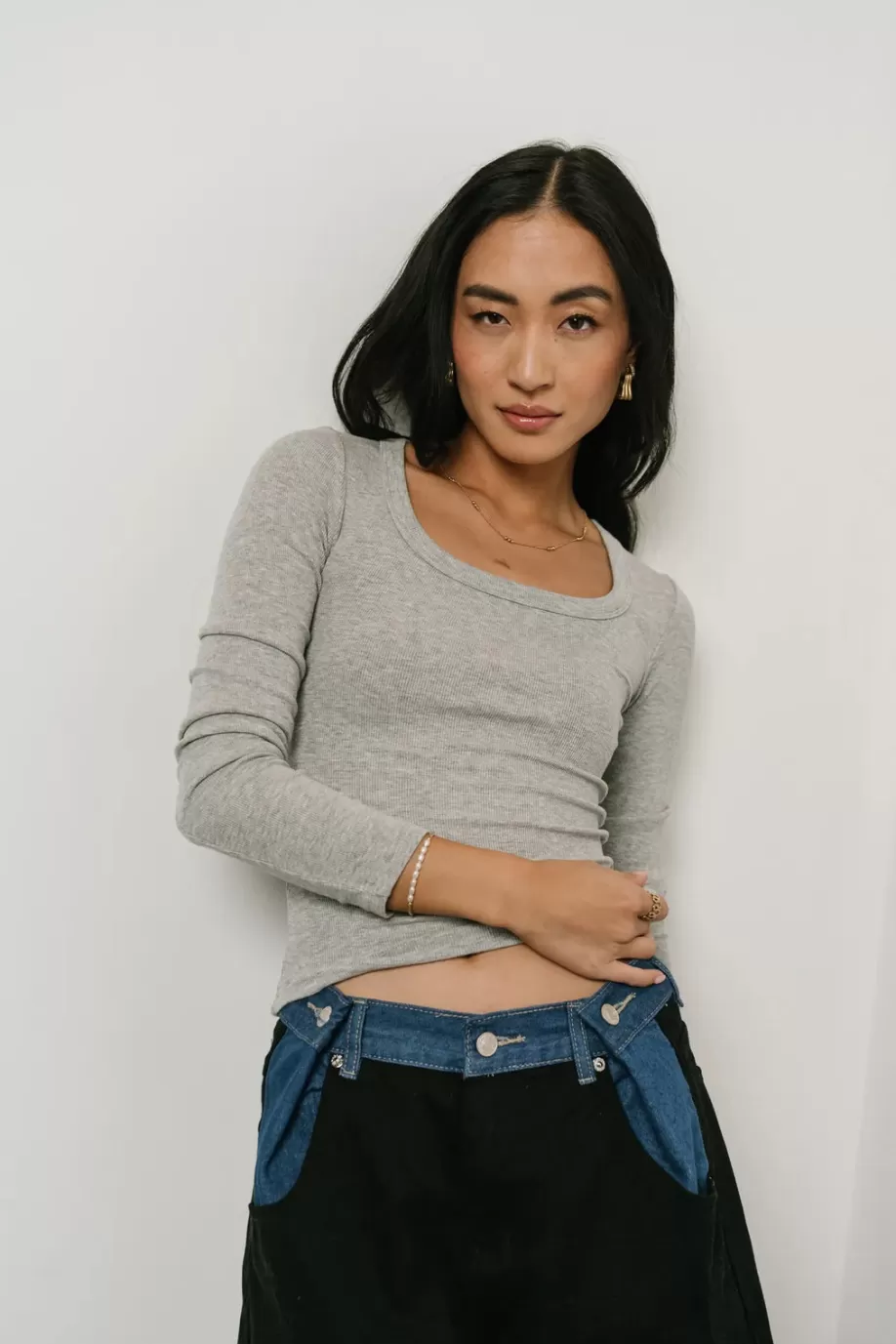Hot Audrey Ribbed Top in TEES & TANKS | TEES & TANKS