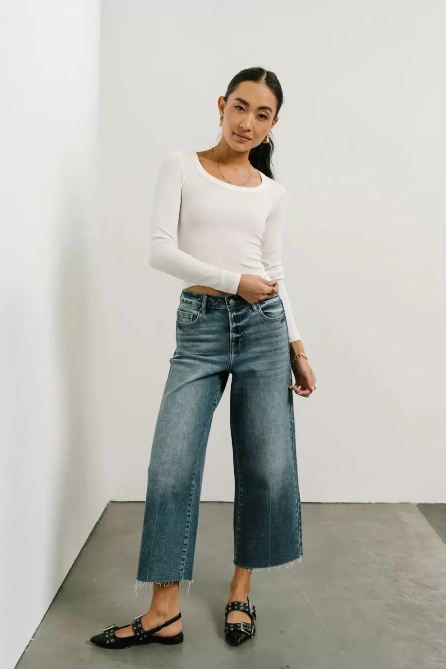 Sale Audrey Ribbed Top in TOPS | TEES & TANKS