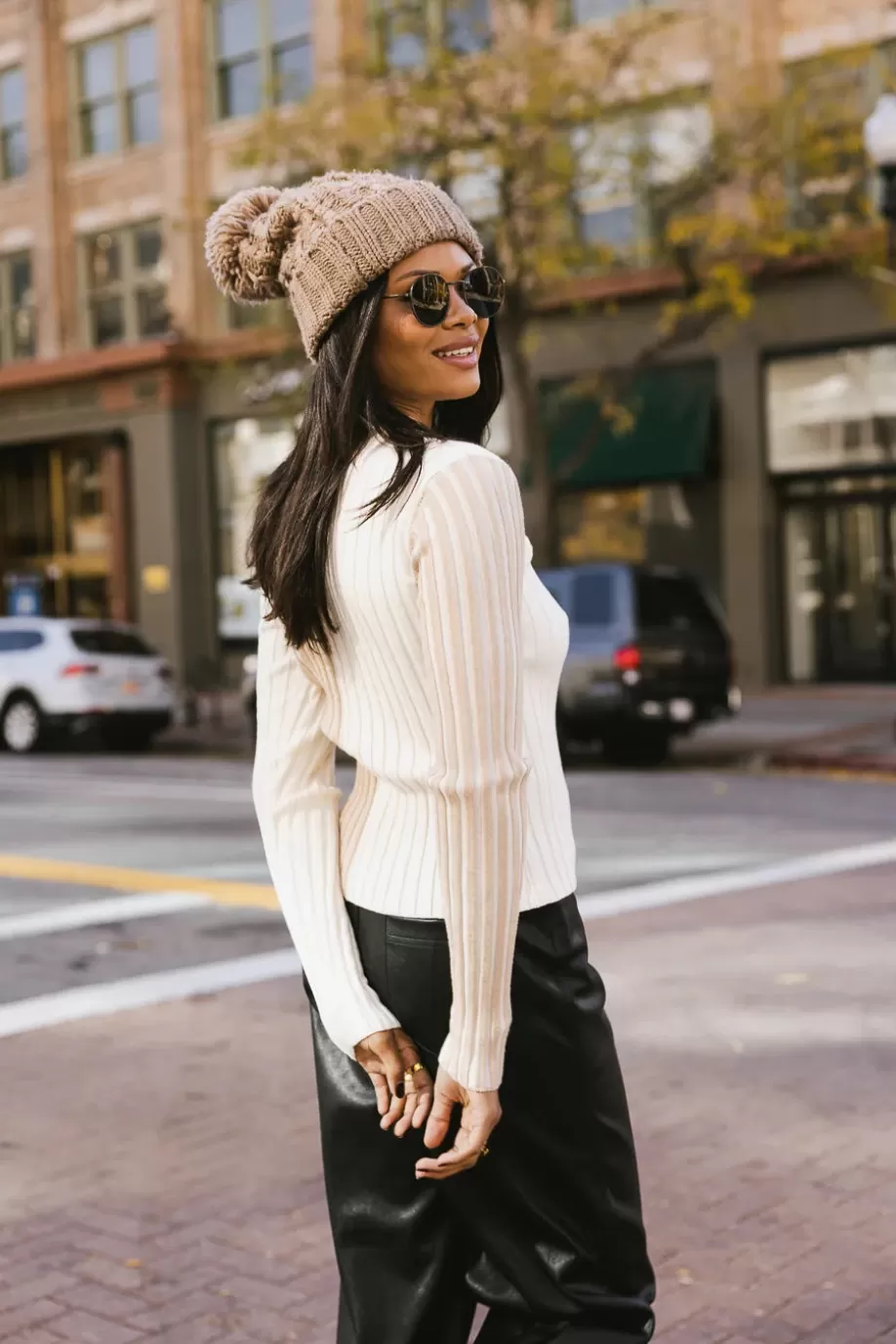 Discount Bailey Ribbed Colorblock Sweater in - FINAL SALE SWEATERS | SWEATERS