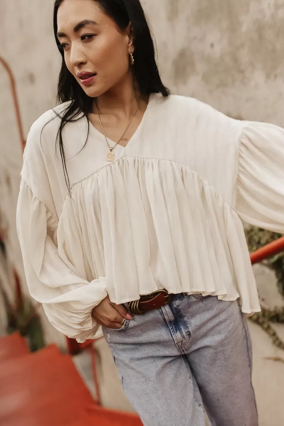 Hot Bailey Textured Blouse | BLOUSES | BLOUSES