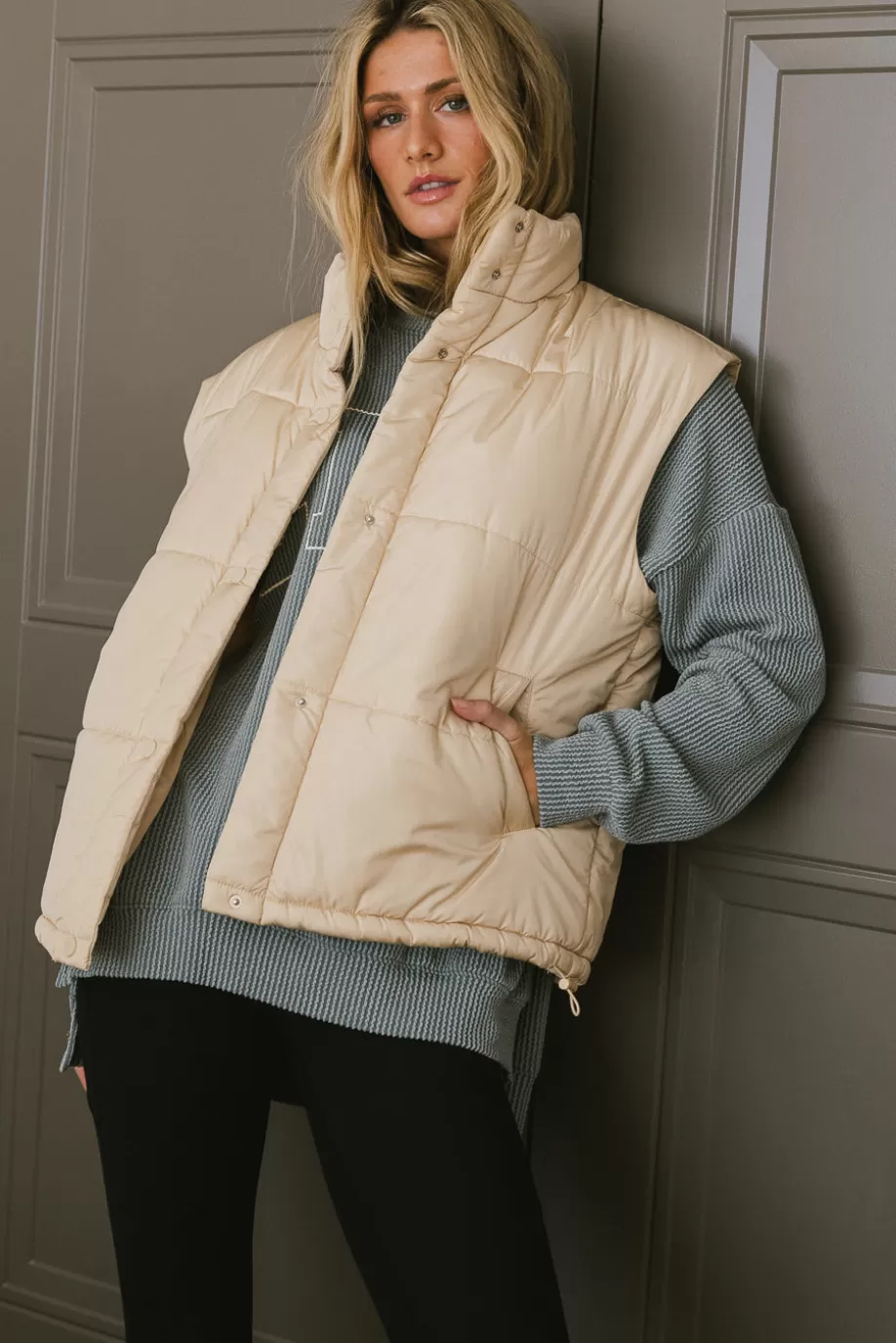 Fashion Caelan Puffer Vest in OUTERWEAR