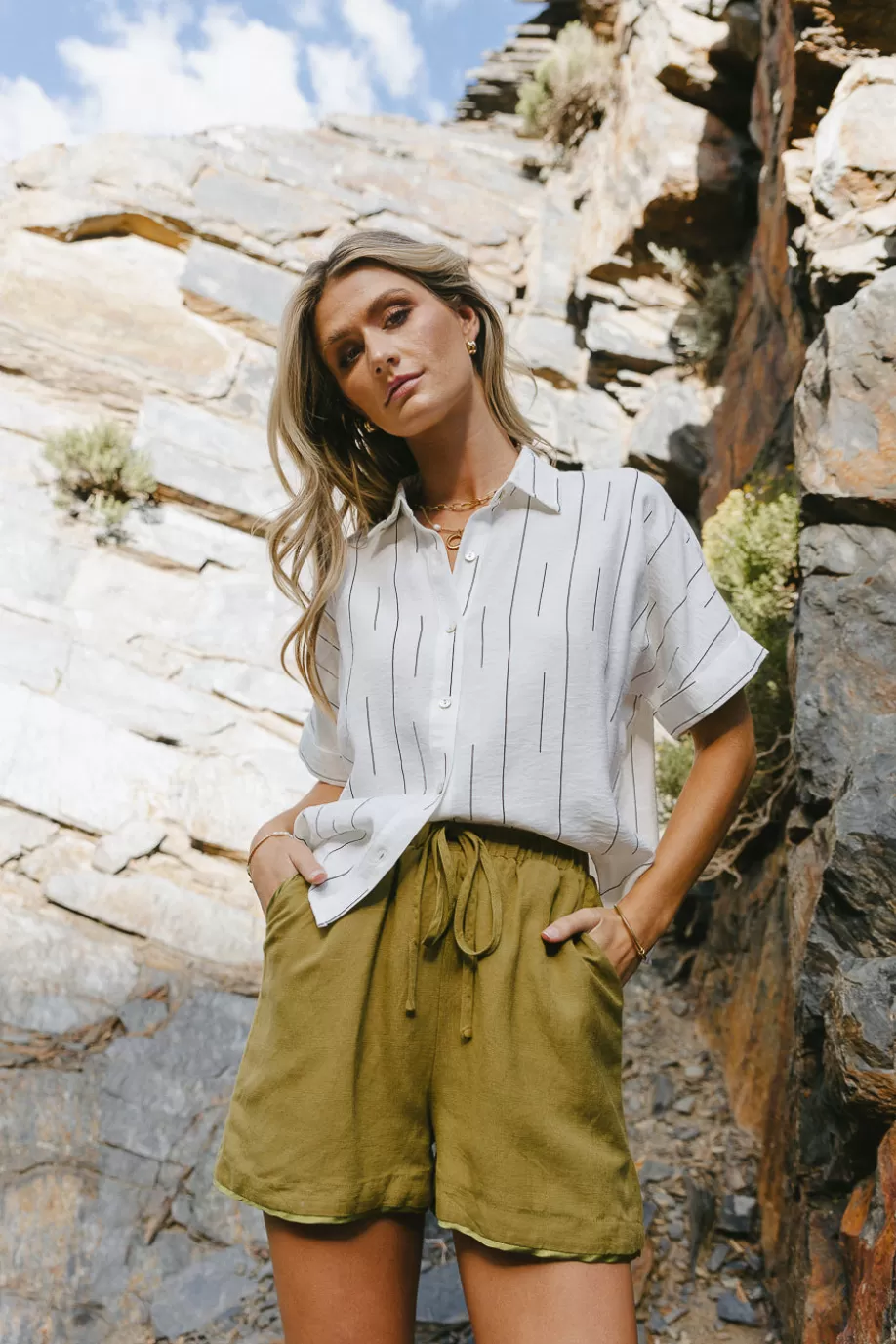Flash Sale Cassia Button Up in - FINAL SALE BUTTON DOWN