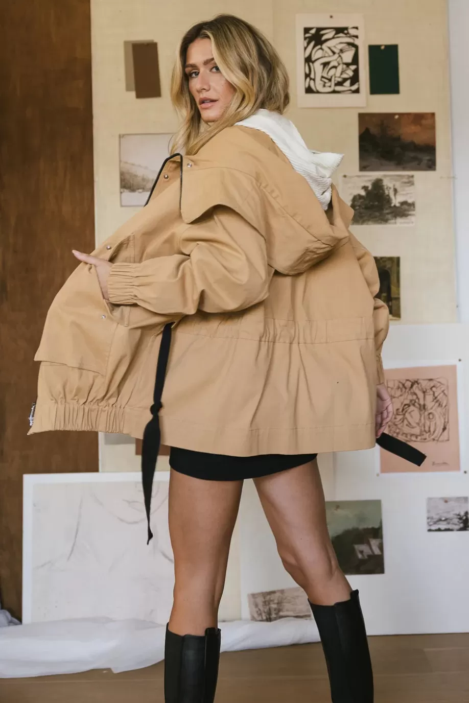 Hot Catherine Hooded Jacket JACKETS & BLAZERS | JACKETS & BLAZERS