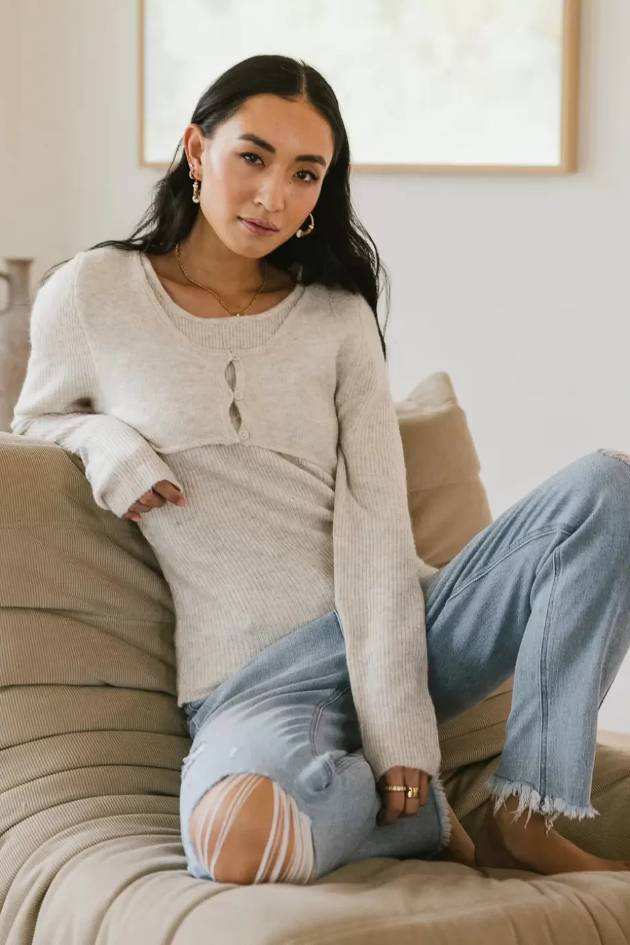 Store Cheyenne Knit Sweater - FINAL SALE SWEATERS | SWEATERS