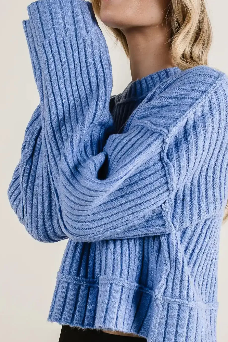 Discount Daniela Ribbed Sweater in SWEATERS | SWEATERS