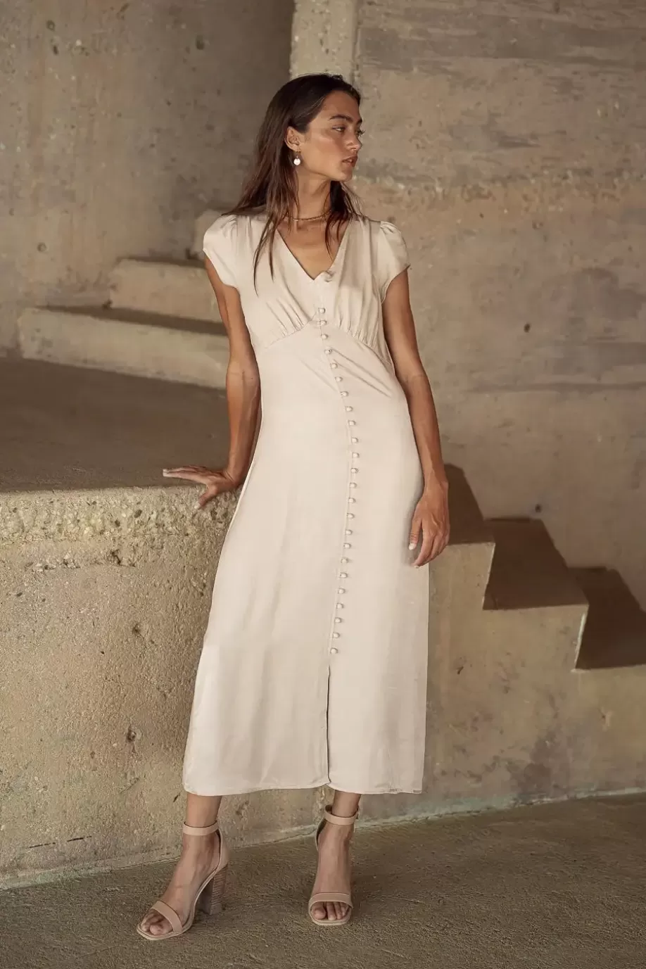 Shop Emersyn Midi Dress in - FINAL SALE MIDI DRESSES | DRESSES