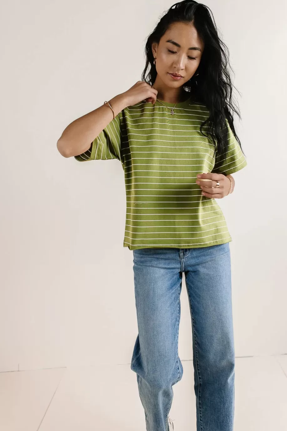 Discount Evie Striped T-Shirt in TEES & TANKS | TEES & TANKS