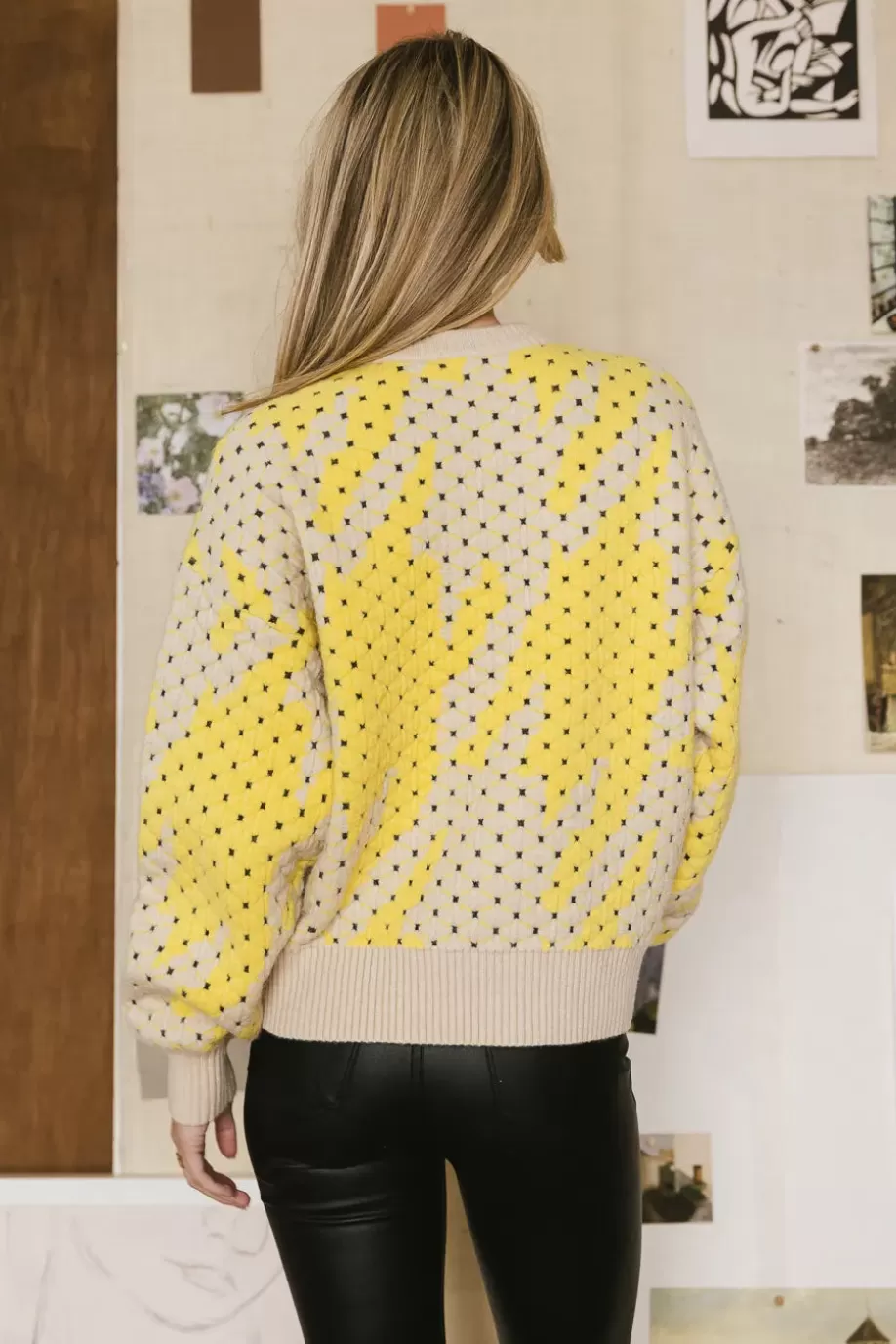 Shop Felicity Abstract Sweater in SWEATERS | SWEATERS