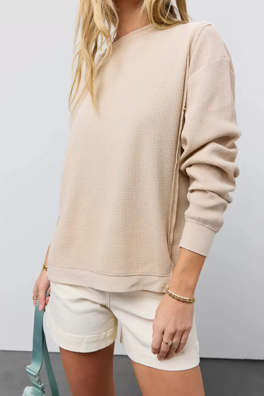 Hot Georgia Waffle Knit Top in TEES & TANKS | TEES & TANKS