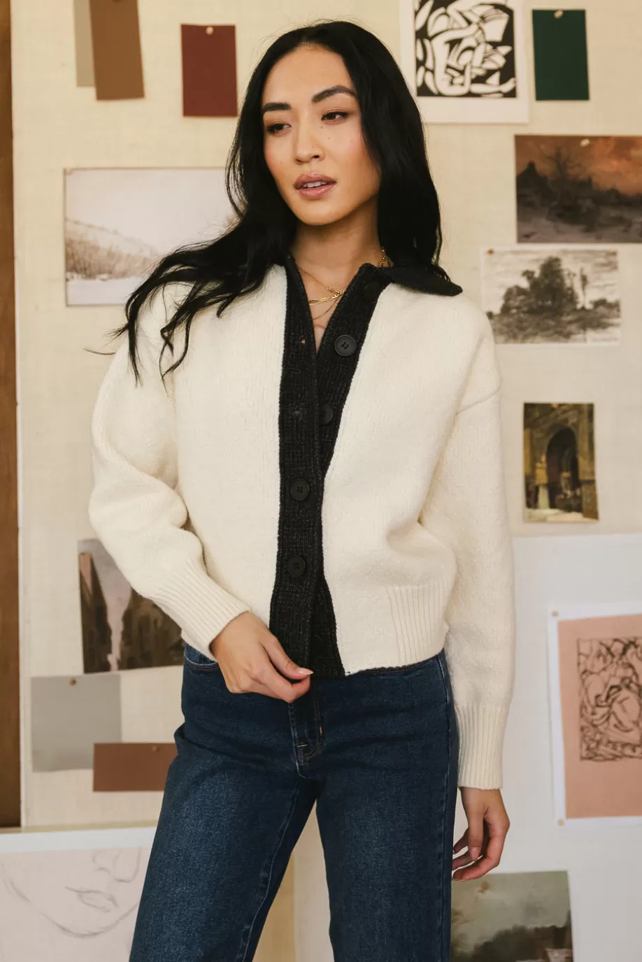 Flash Sale Hailey Colorblock Cardigan in TOPS | SWEATERS