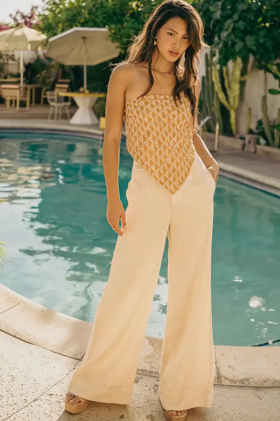 Fashion Isabella Wide Leg Pants in - FINAL SALE PANTS