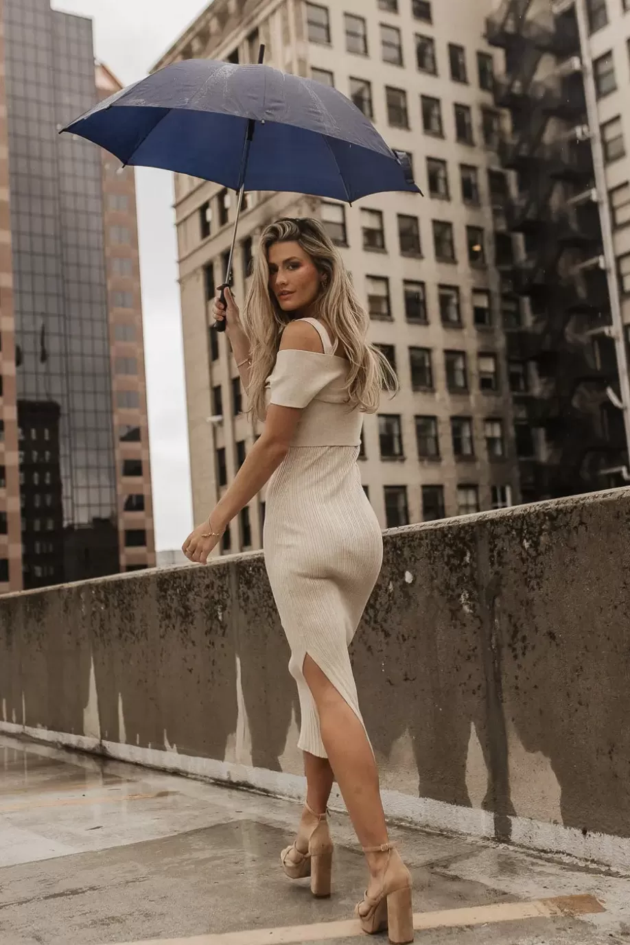 Outlet Kapri Twofer Dress in - FINAL SALE MIDI DRESSES | DRESSES