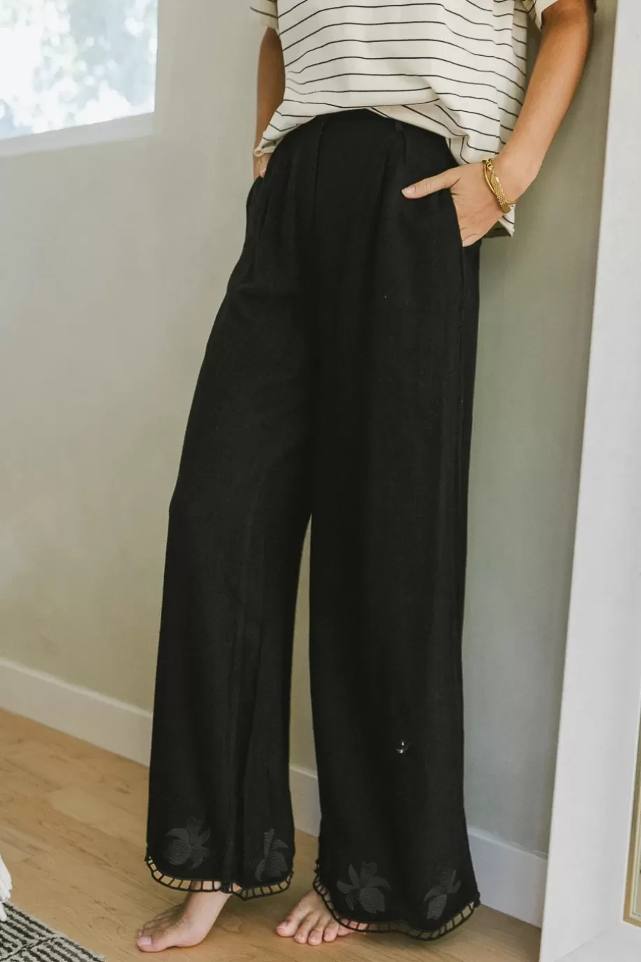 New Katniss Embroidered Pants in PANTS | SETS