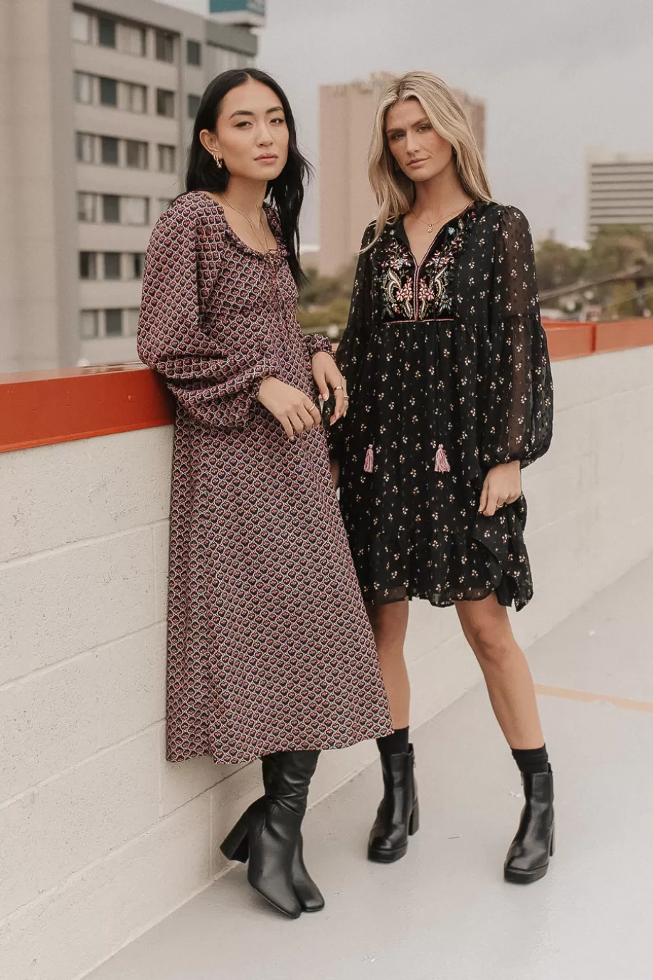 Cheap Layne Printed Midi Dress - FINAL SALE MIDI DRESSES | DRESSES