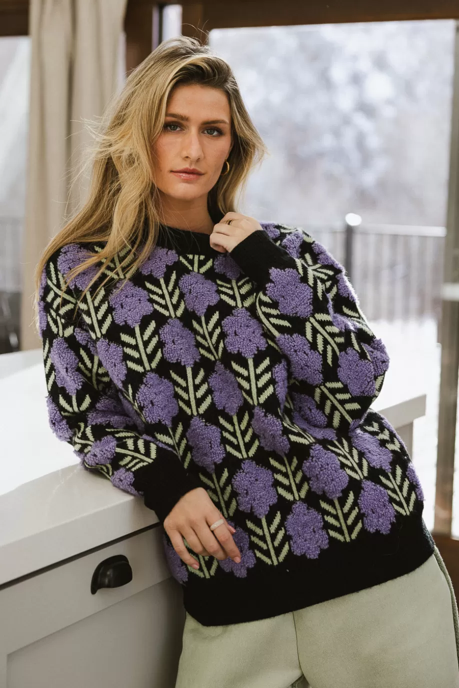 Flash Sale Lea Floral Sweater - FINAL SALE SWEATERS | SWEATERS