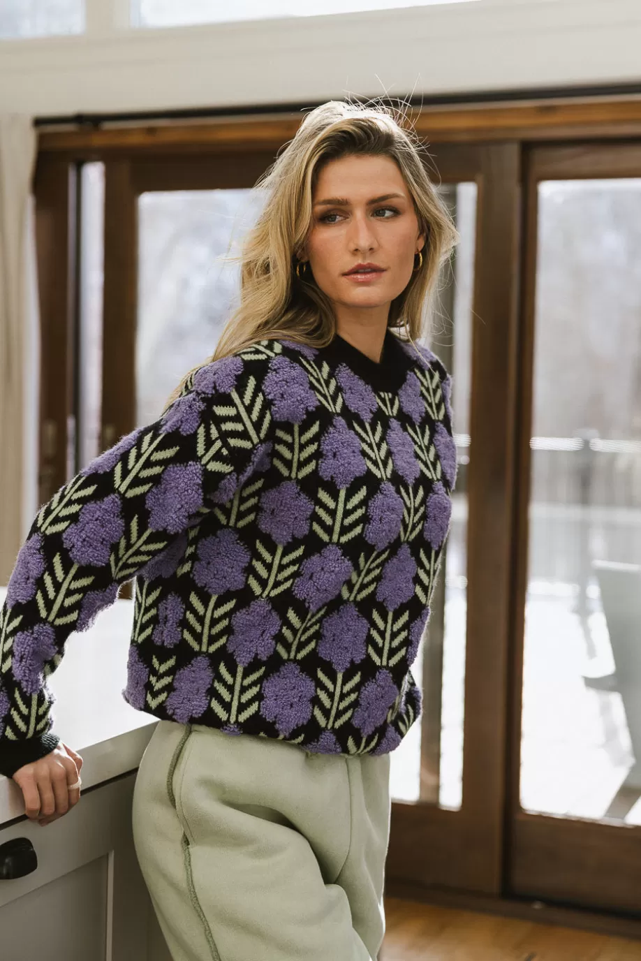 Flash Sale Lea Floral Sweater - FINAL SALE SWEATERS | SWEATERS