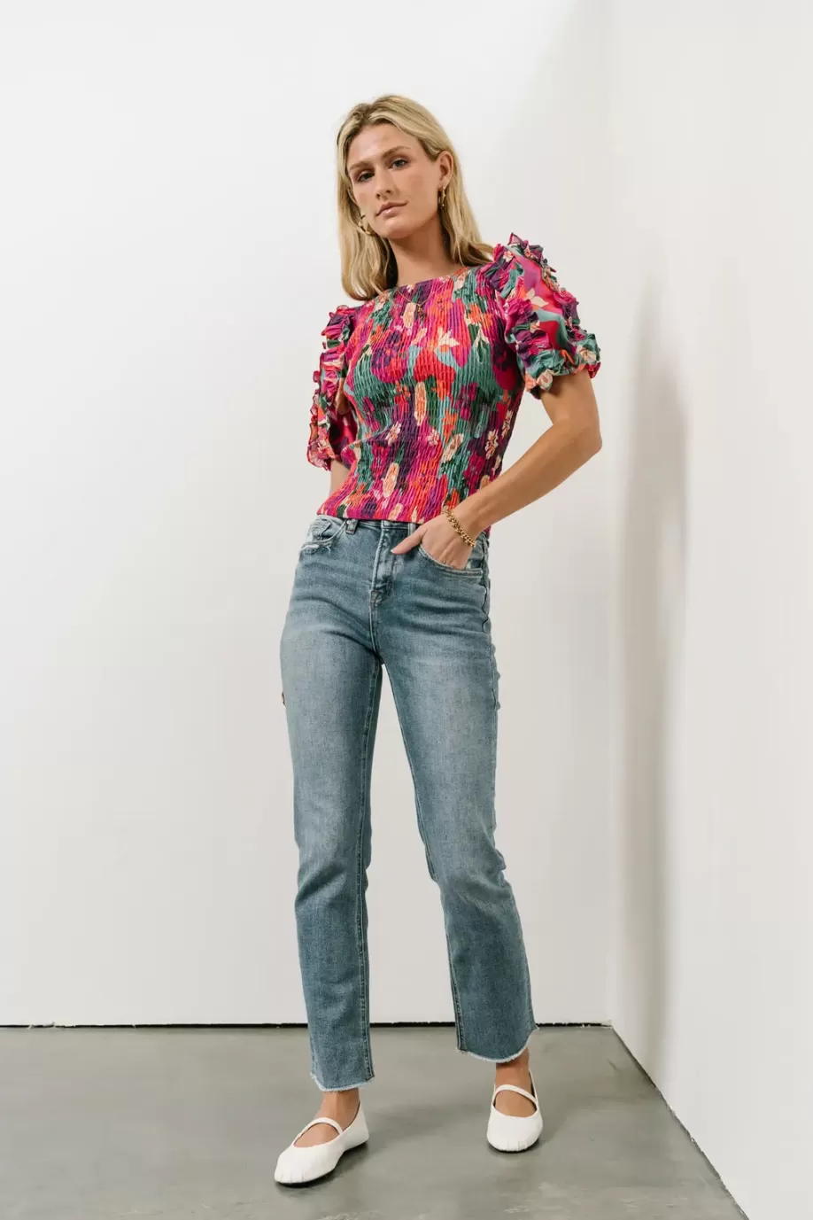 Flash Sale Lena Smocked Blouse BLOUSES | BLOUSES