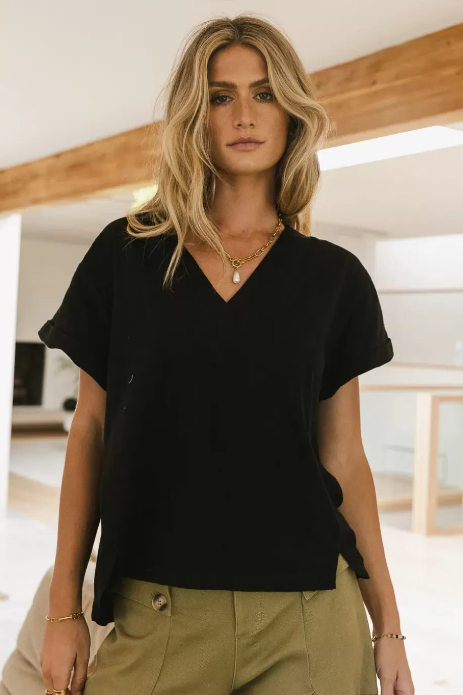 Online Logan Contrast Top in TEES & TANKS | TEES & TANKS