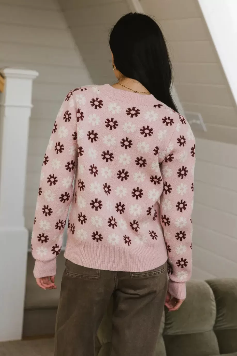 Best Sale Lynnlee Floral Sweater in SWEATERS | SWEATERS