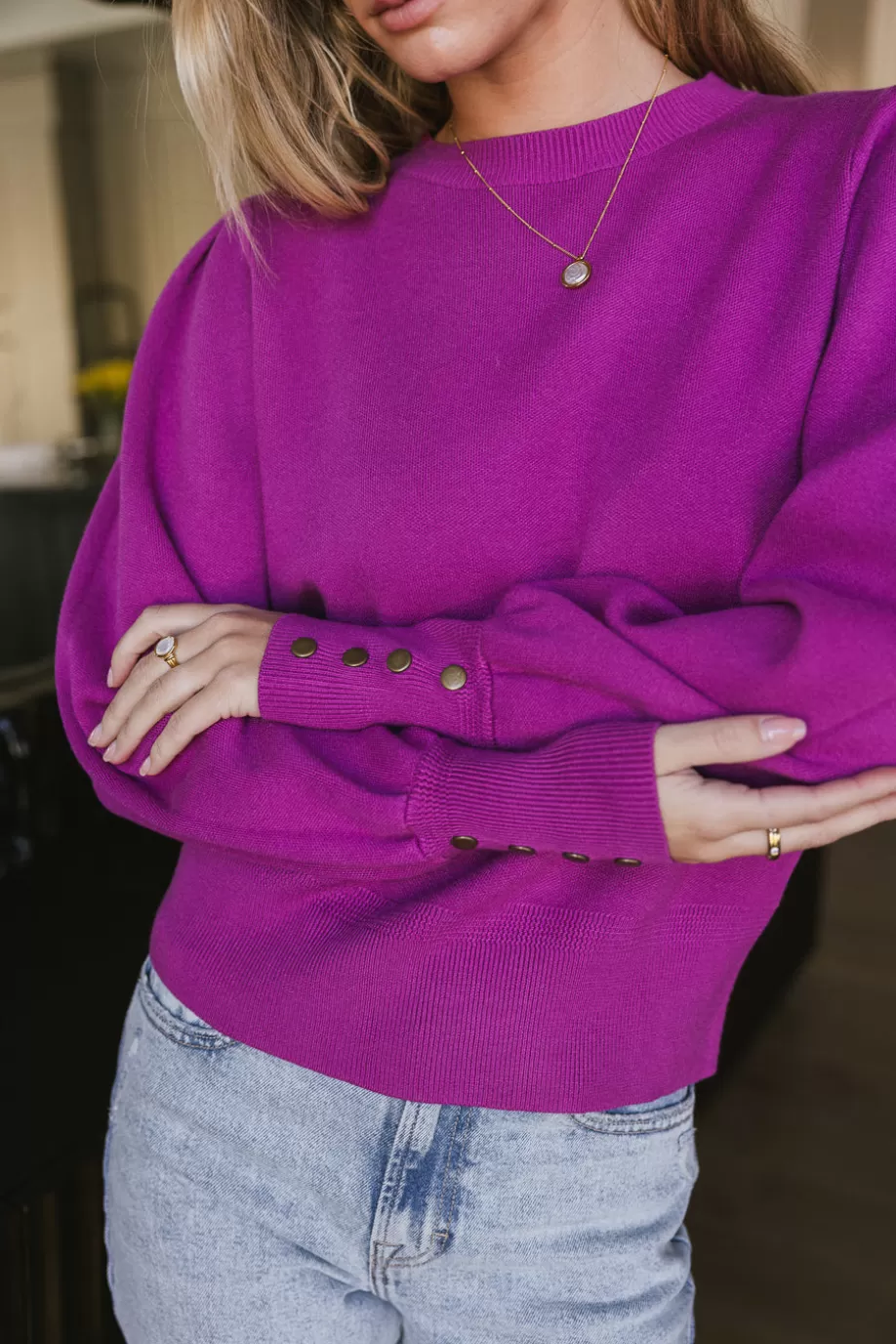 New Madeline Knit Sweater in SWEATERS | SWEATERS