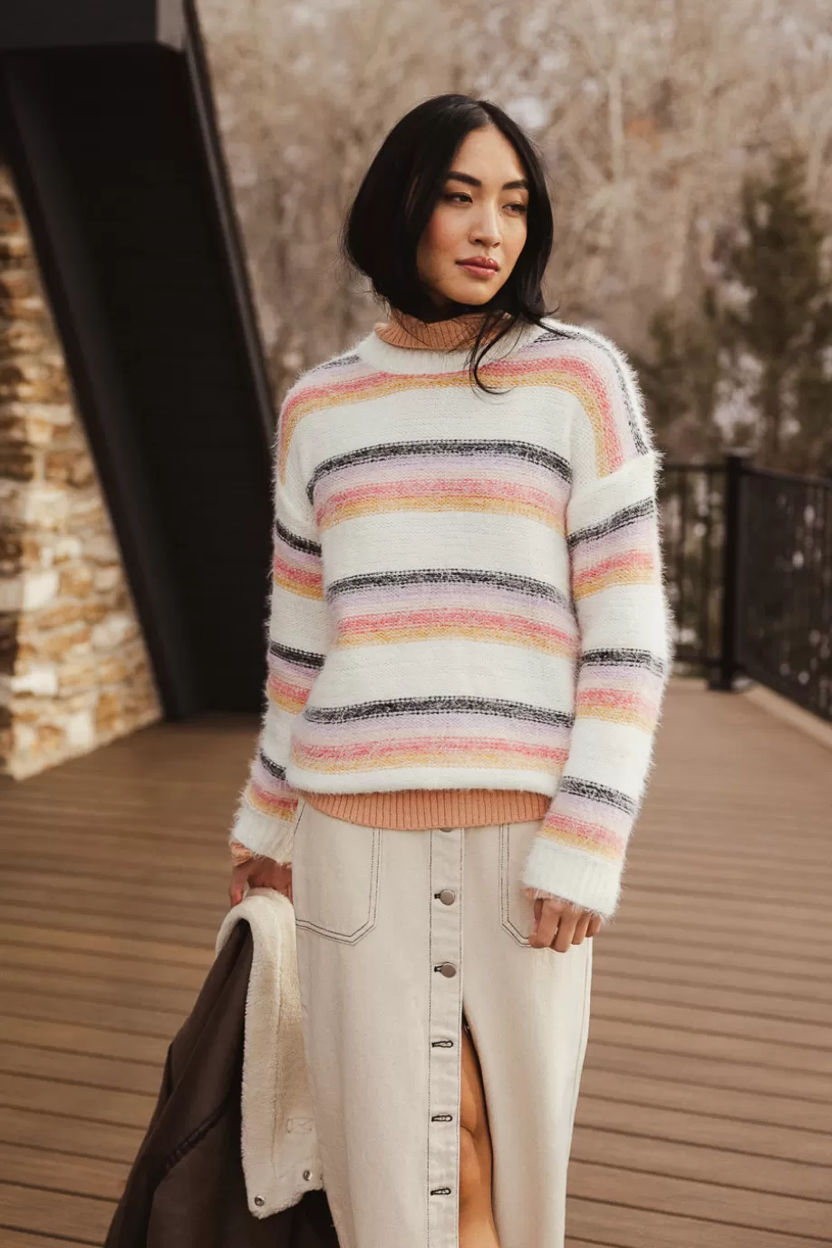 Fashion Mariana Striped Sweater SWEATERS | SWEATERS