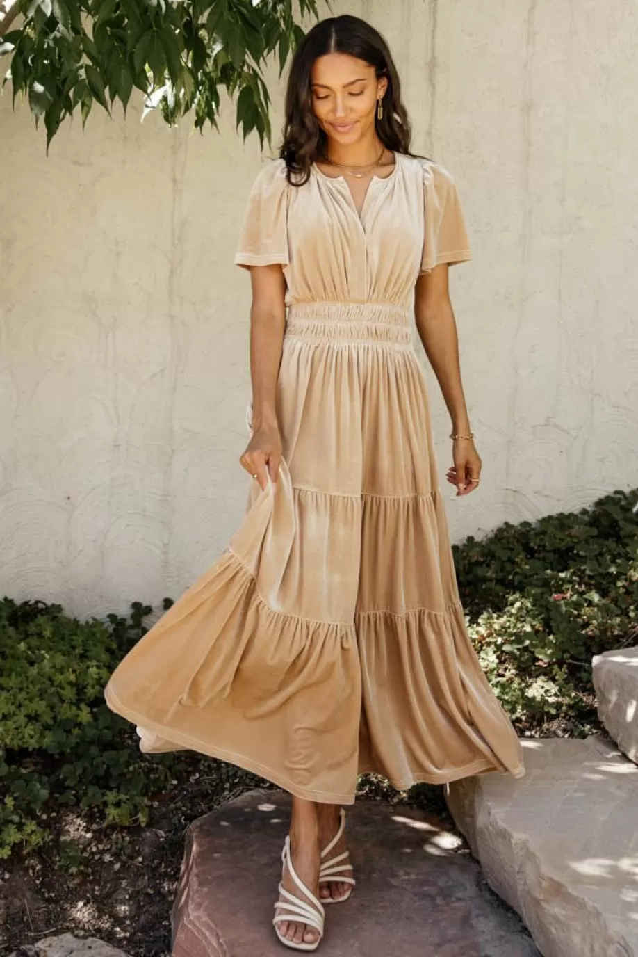 New Marlowe Velvet Dress in - FINAL SALE MAXI DRESSES | DRESSES
