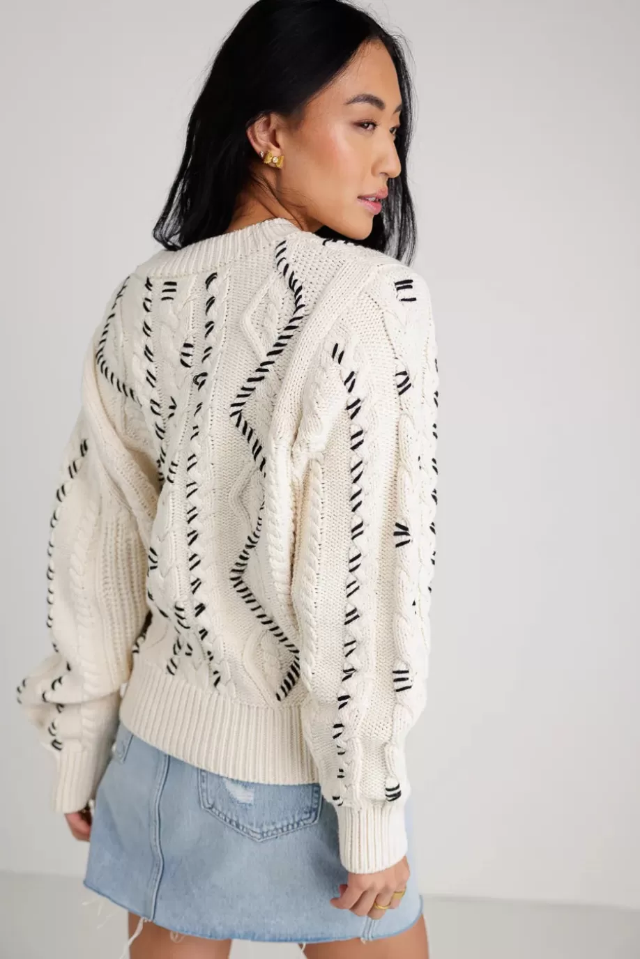 New Milani Cable Knit Sweater SWEATERS | SWEATERS