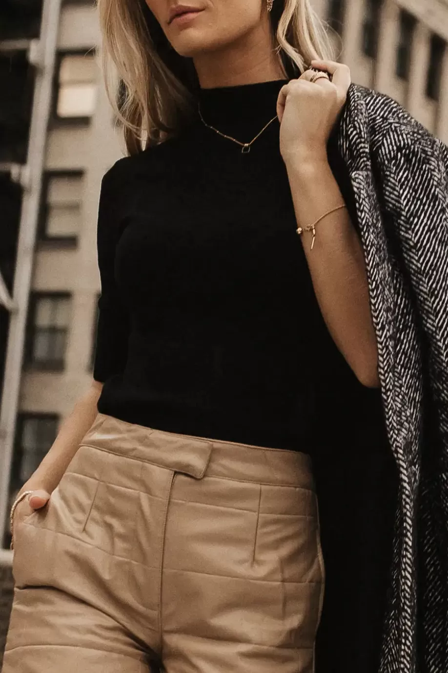 Outlet Mock Neck Sweater Top in - FINAL SALE SWEATERS | SWEATERS