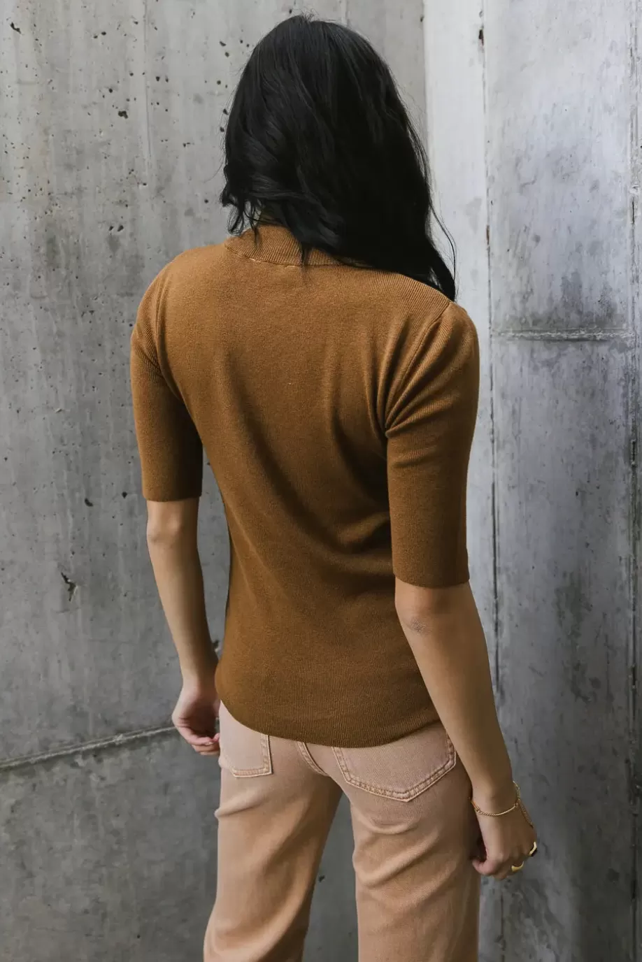 Shop Mock Neck Sweater Top in - FINAL SALE SWEATERS | SWEATERS