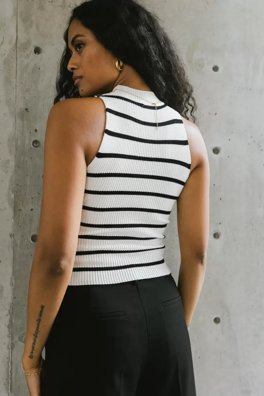Outlet Monique Striped Tank in TEES & TANKS | TEES & TANKS