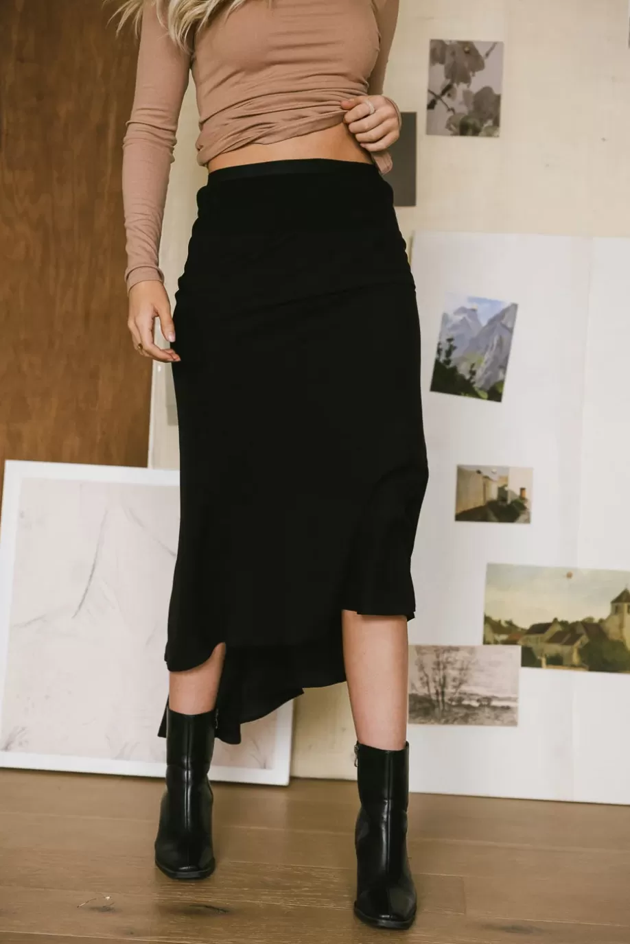 Fashion Nora Asymmetrical Skirt SKIRTS