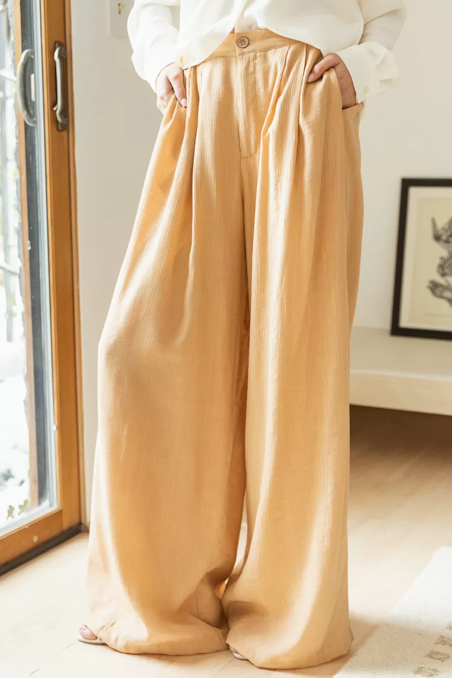 Fashion Nova Wide Leg Pants in PANTS
