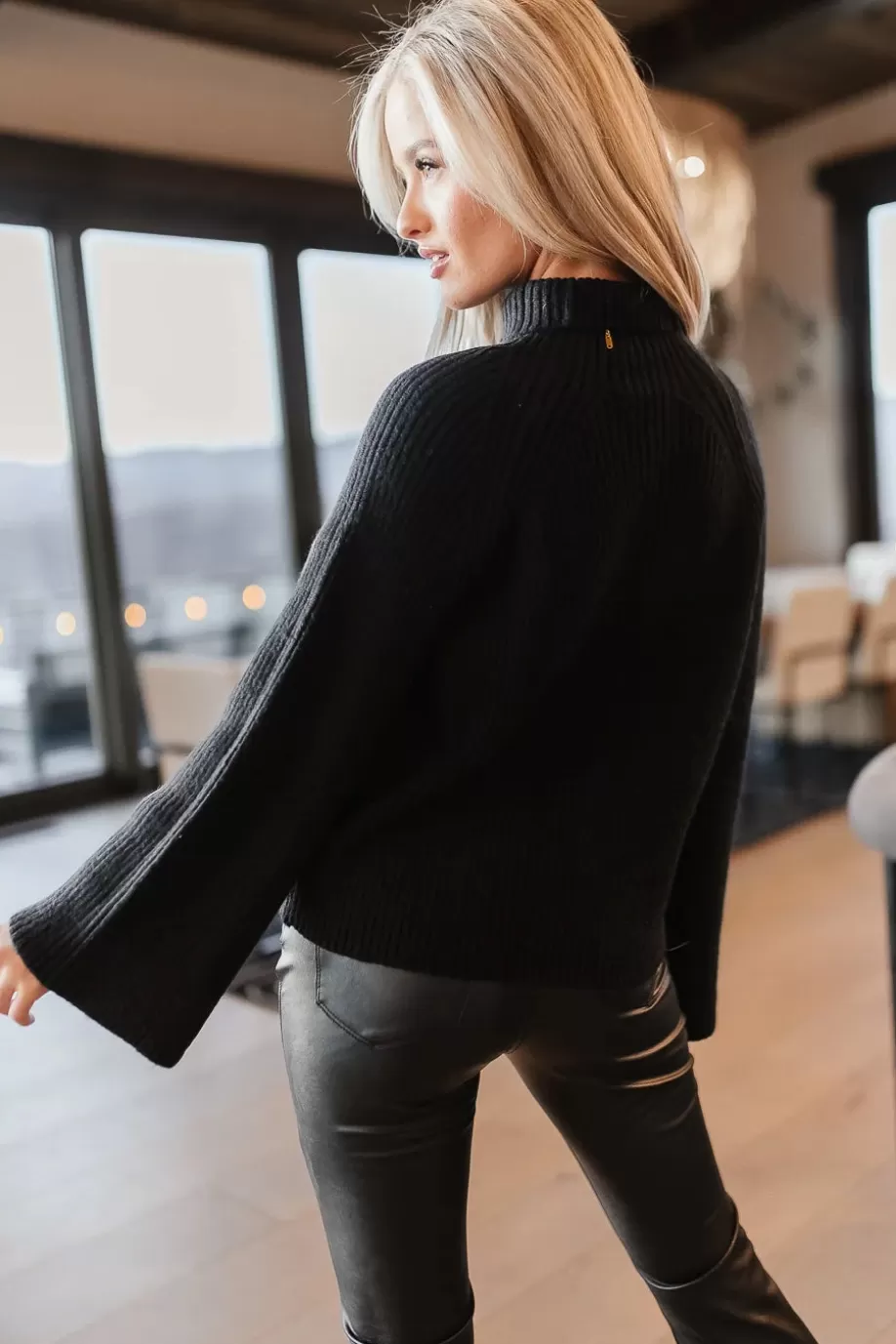 Online Paige Mock Neck Sweater in SWEATERS | SWEATERS