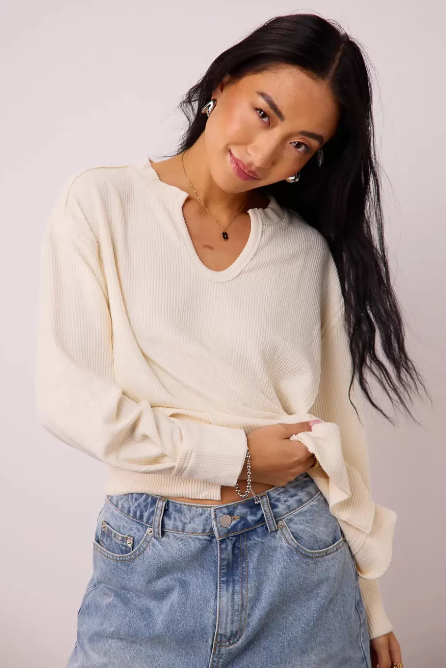 Flash Sale Raelynn Ribbed Knit Top TEES & TANKS | TEES & TANKS