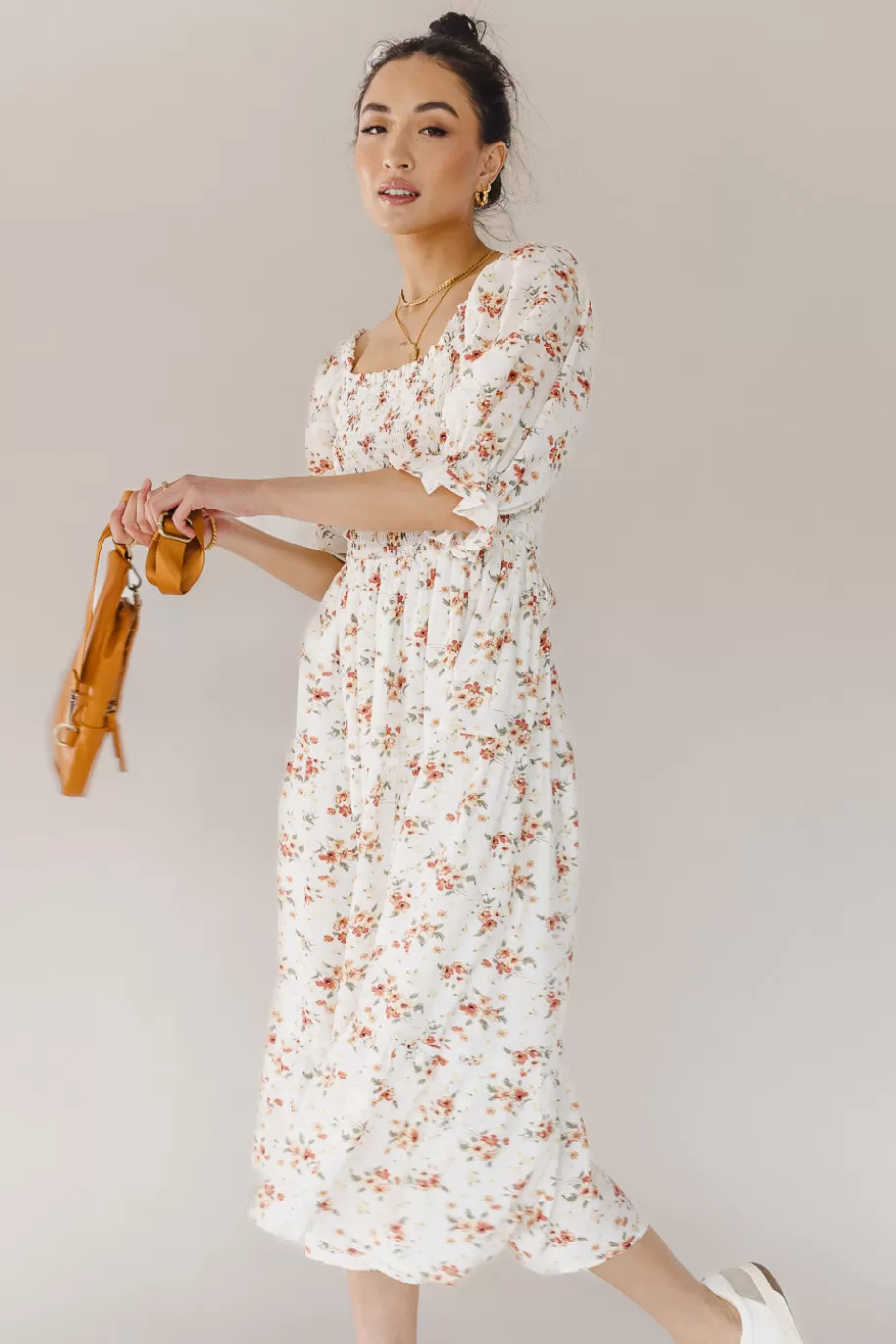 Store Rhett Floral Midi Dress DRESSES