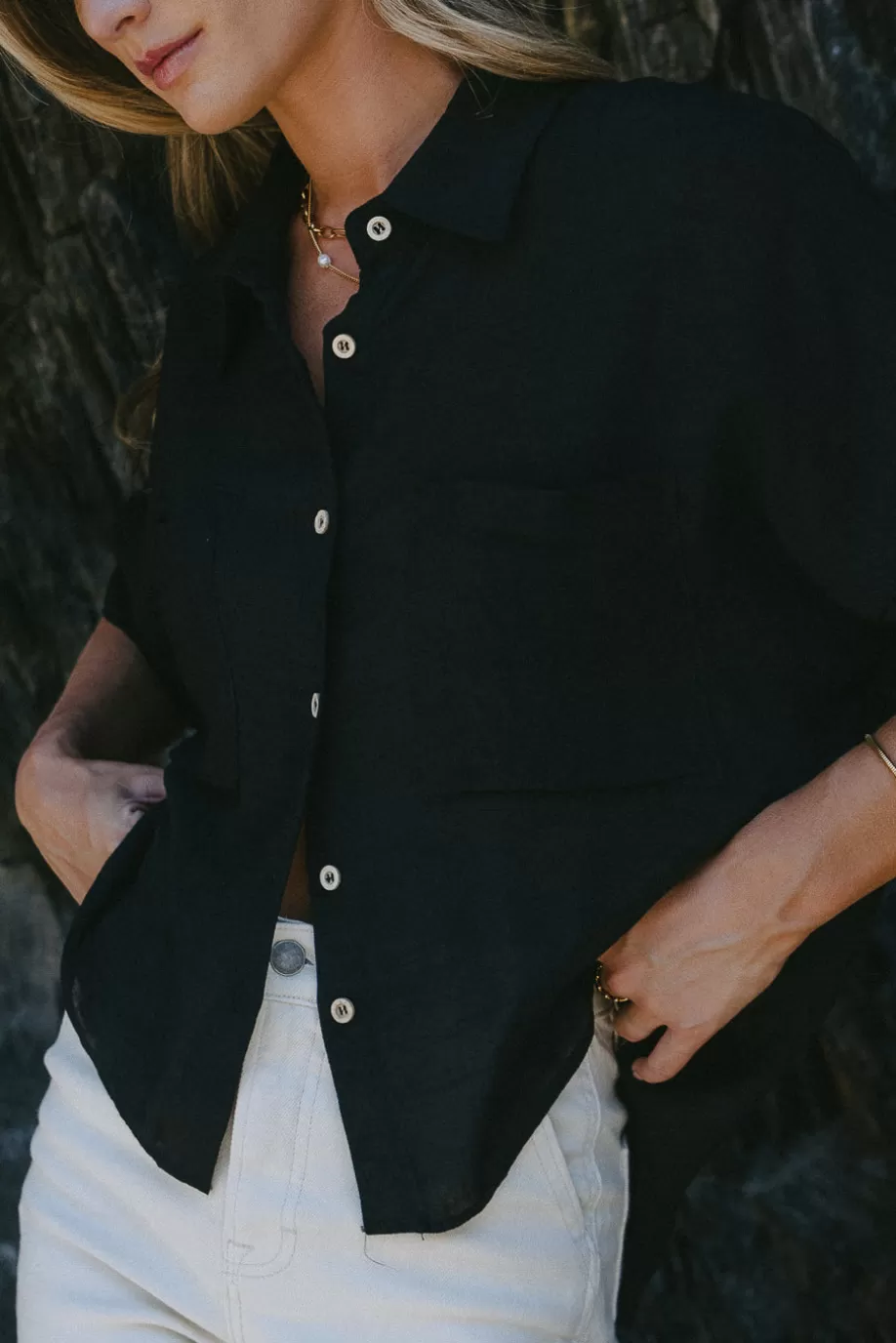 Cheap Rhonda Button Up in BUTTON DOWN | TOPS