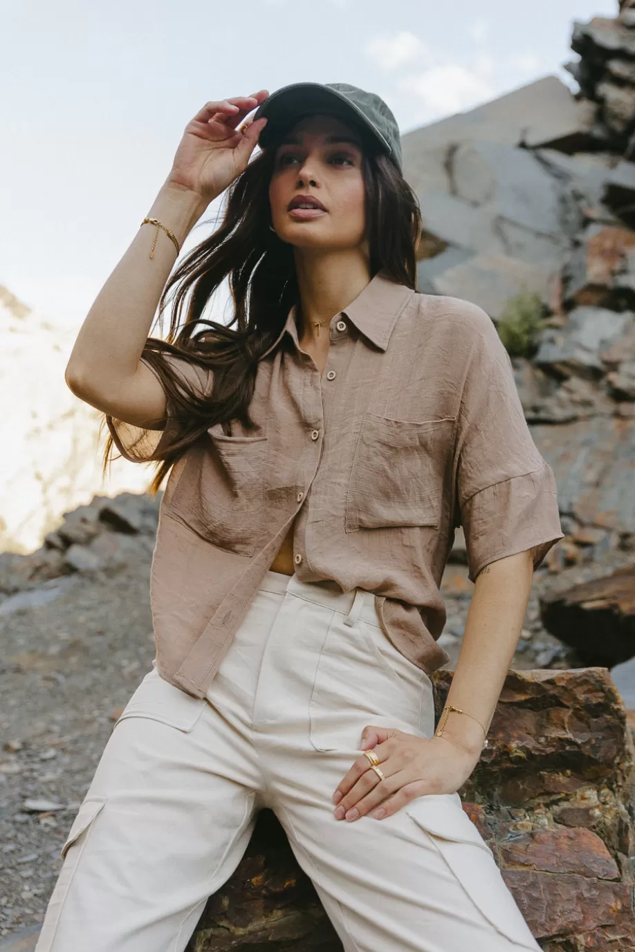 Online Rhonda Button Up in BUTTON DOWN | TOPS