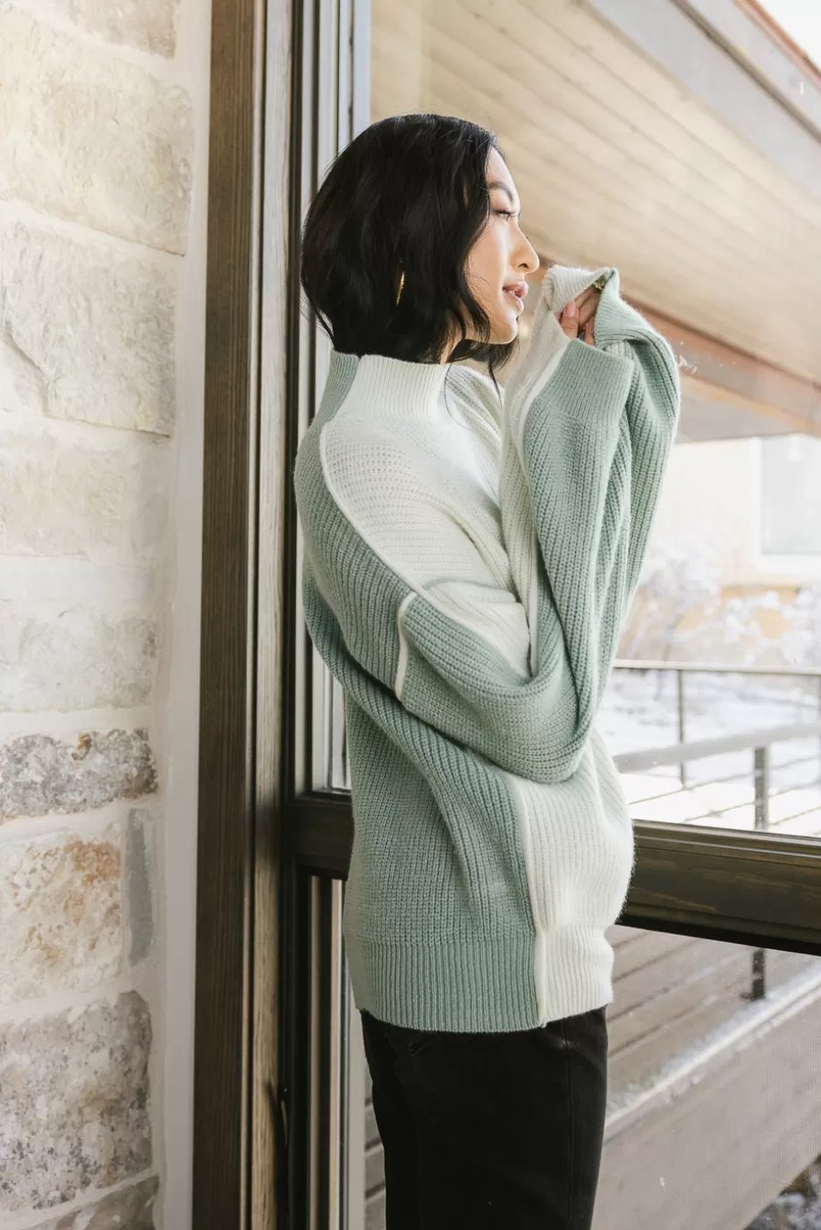 Discount Rio Colorblock Sweater in - FINAL SALE SWEATERS | SWEATERS