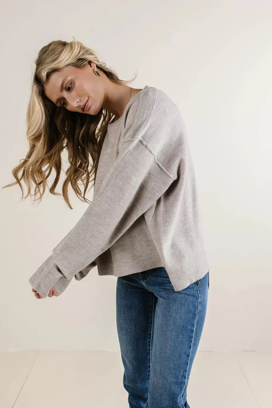 Hot Sofia Knit Sweater in SWEATERS | SWEATERS