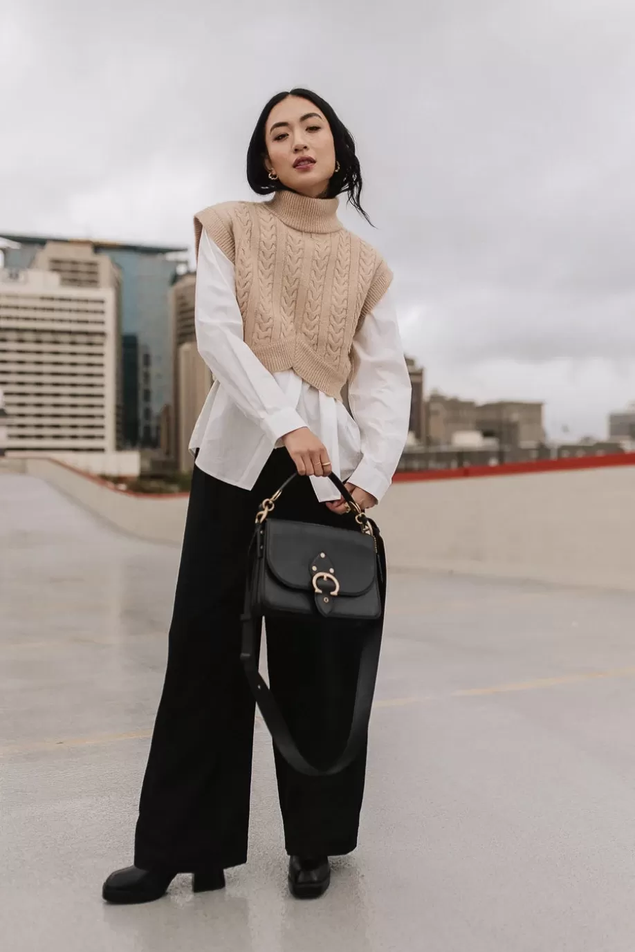 Cheap Trixie Mock Neck Sweater SWEATERS | SWEATERS