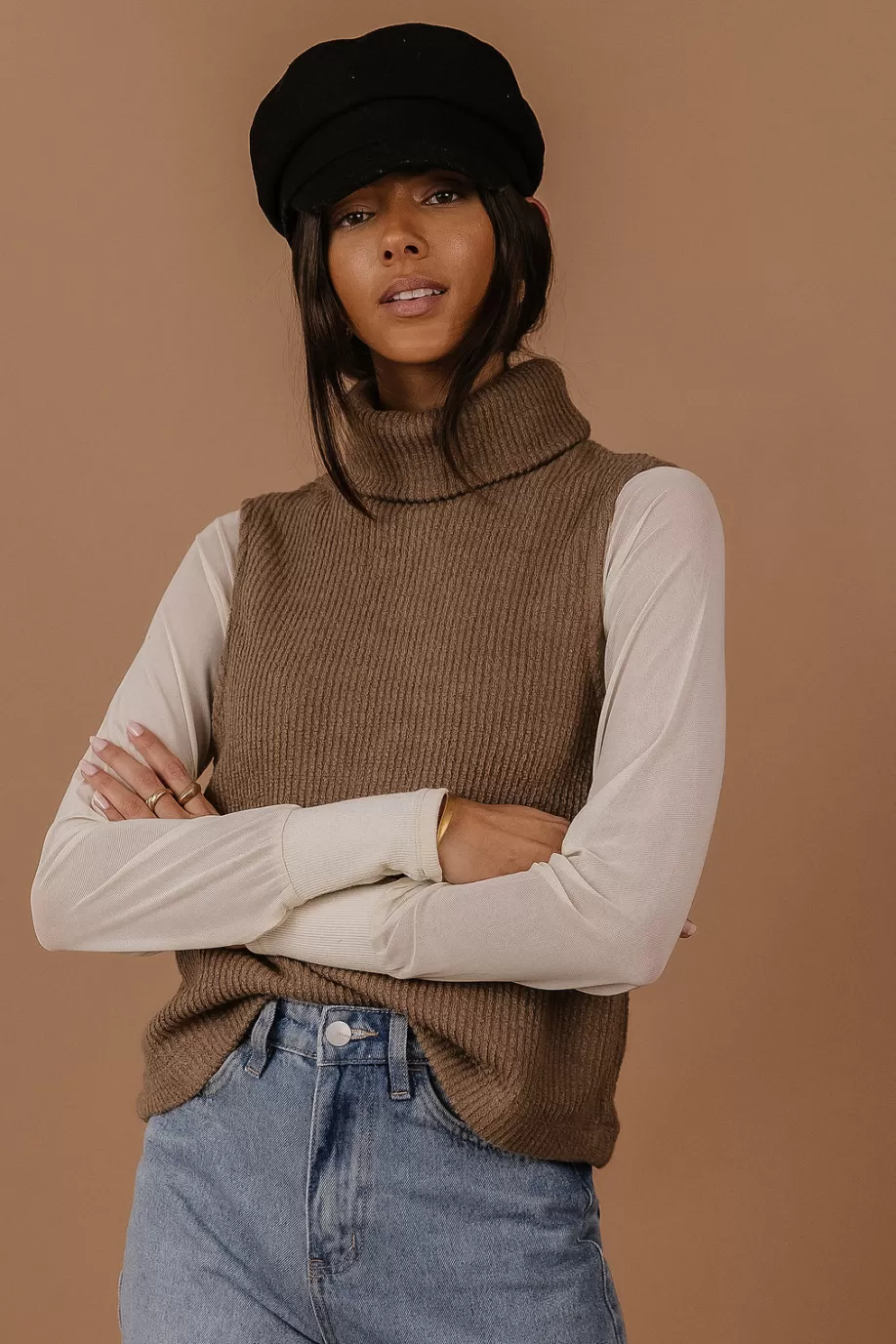 Hot Vero Moda River Sweater Vest in - FINAL SALE SWEATERS | SWEATERS
